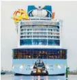  ?? Foto: Mohssen Assanimogh­addam, dpa ?? Die „Odyssey of the Seas“während ihrer Überführun­g Ende Februar.