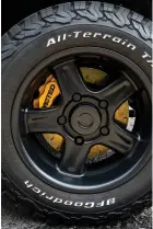  ??  ?? Twisted 8x19 inch alloy wheels