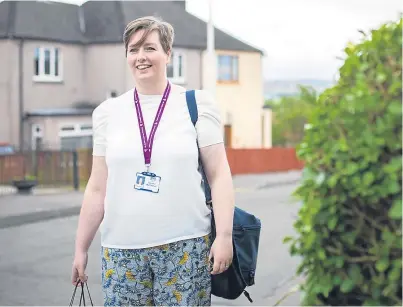  ??  ?? Fife health visitor Gemma MacDonald has been awarded the title of Queen’s Nurse.