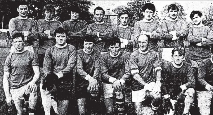  ??  ?? How the Slane GAA team brought pride to the village in 1968