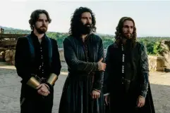  ?? (Amazon Prime Studios) ?? Freddie Highmore, Aidan Turner and Carlos Cuevas in ‘Leonardo’