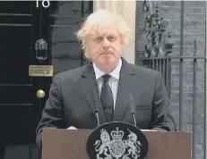  ??  ?? Boris Johnson paid tribute outside Downing Street (photo: GovUK)