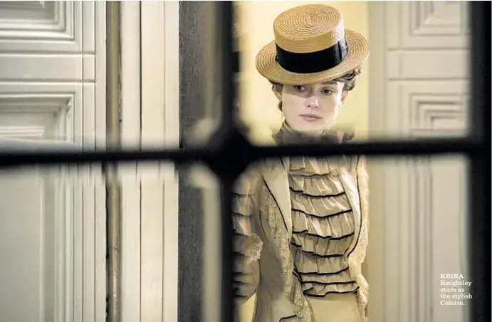  ?? Robert Viglasky Bleecker Street ?? KEIRA Knightley stars as the stylish Colette.