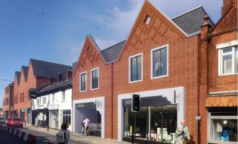  ??  ?? An artist’s impression of what the former Marks & Spencer store will look like following a makeover