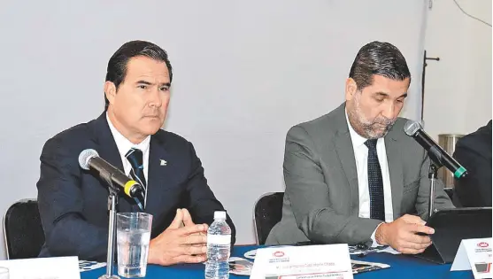  ?? ESPECIAL ?? Luis Méndez Jaled, presidente de la agrupación de la iniciativa privada.