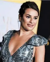  ?? JORDAN STRAUSS/INVISION 2018 ?? Lea Michele has apologized for being “unnecessar­ily difficult” on the set of “Glee” following a co-star’s accusation.