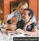  ??  ?? Silvia and Luigi Cappellini