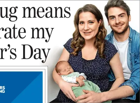  ?? ?? ‘We feel so complete’...Bianca Nicholas with husband Gearoid and baby Jude