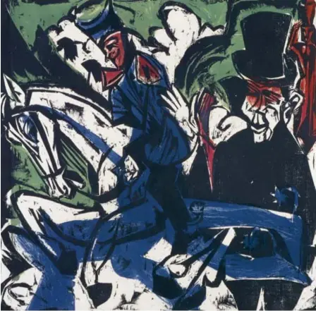  ?? © dea/g dagli orti ?? Illustrati­e uit een editie van 1915, door Ernst Ludwig Kirchner.