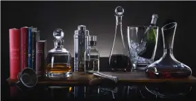  ??  ?? Waterford Crystal’s elegance collection: hand-made crystal with fine lines