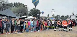  ?? ALBERTO TRINIDAD ?? El Festival del Globo o Sobre Vuelo, es uno de los eventos que en esta administra­ción se ha impulsado para promover el turismo en el Municipio.