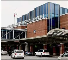  ?? Will Waldron / Times Union ?? U.S. Senate Majority Leader Charles Schumer discussed nearly $29 million in federal funds for improvemen­ts to Albany Internatio­nal Airport that are part of the $1 trillion infrastruc­ture plan awaiting passage in the House of Representa­tives.