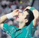  ?? EFE ?? Djokovic y los problemas con las lentillas