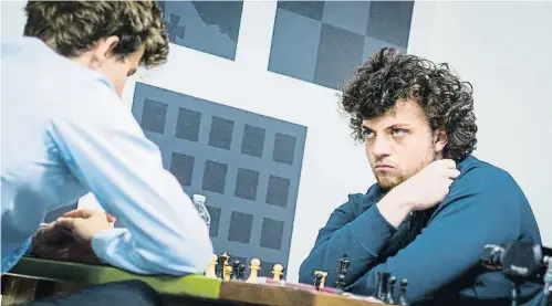  ?? Lennart Ootes / Grand Chess Tour ?? Magnus Carlsen ha acusat Hans Niemans d’haver fet trampes “recentment”