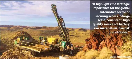  ?? Image: Pilbara Minerals. ?? Pilbara Minerals expects its Stage 2 expansion to make it one of the largest lithium producers in the world.