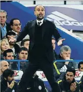  ?? CLIVE ROSE / GETTY ?? Guardiola, en Stamford Bridge