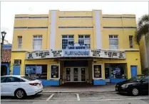  ?? BENNETT / THE PALM BEACH POST BRUCER. ?? The Lake Worth Playhouse is home to the Stonzek Theatre.