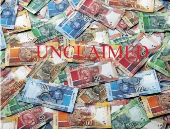  ??  ?? According to the Financial Services Board, around R42-billion is sitting in unclaimed benefit funds