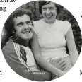  ??  ?? John med hustrun Janet 1978.