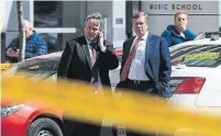  ?? RENE JOHNSTON/TORONTO STAR ?? Mayor John Tory at Mel Lastman Square on Monday afternoon.