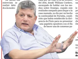  ?? GRACIELA SOLIS ?? Ocampo superó a Pinto en cantidad de técnicos nombrados.