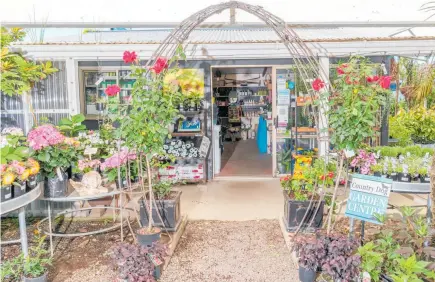  ??  ?? Country Dog Garden Centre in Paeroa is for sale.
