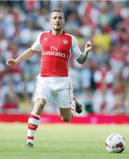  ?? ACTION IMAGES ?? Mathieu Debuchy, 30 anni: nelle gerarchie di Wenger è stato scavalcato da Bellerin