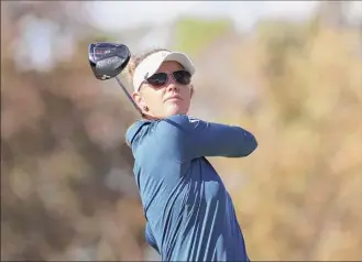  ?? Carmen Mandato / Getty Images ?? Former North Dakota State golfer Amy Olson is still winless in seven years on the LPGA Tour, but has the first-round lead at the U.S. Women’s Open in Houston.