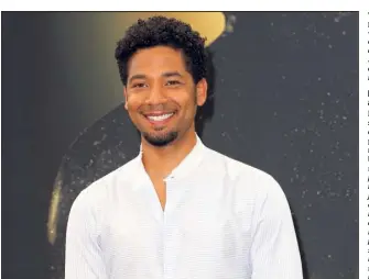  ?? (Photo AFP/Valery Hache) ?? Avant d’endosser le costume de Jamal dans la série Empire, Jussie Smollett travaillai­t dans un bureau : «Je détestais ça. Aujourd’hui je fais un travail très dur, mais que j’adore. Je ne me lève jamais sans l’envie d’aller sur le plateau de Empire.»