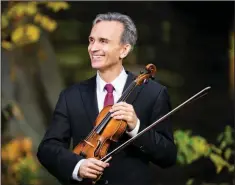  ?? (Special to the Democrat-Gazette/Chris Lee) ?? Violinist Gil Shaham makes his Arkansas debut, postponed from 2020, with the Arkansas Symphony playing the Samuel Barber “Violin Concerto” in April 2022.