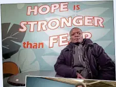  ?? ?? sHELTEr: Tiglin At The Lighthouse, where volunteers like Mohand Ouamar work with rough sleepers
FaiTH: Despite being an asylum seeker in Ireland for 10 years since arriving from Malawi, Ben Msamange is still optimistic