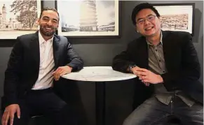  ??  ?? Vast experience: Combined, Abdullah (left) and Wong have worked on over 100 brands across the Asia Pacific.