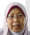  ??  ?? Fuziah Salleh