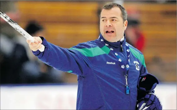  ??  ?? Vancouver Canucks head coach Alain Vigneault is expected to be returning for a seventh season.