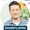  ?? ?? Georgina’s mentor
Jamie Oliver
