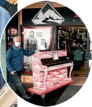  ?? CHRISTEL YARDLEY/STUFF ?? Trek ‘n’’Travel’s signature pink piano brings a smile to many faces, Denise Irvine writes.