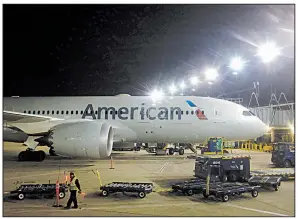  ?? AP ?? American Airlines Group Inc. and Southwest Airlines Co. reported fourth-quarter earnings Thursday. American anticipate­s earnings this year to outpace Wall Street expectatio­ns.