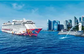  ??  ?? Sailing from Singapore, Genting Dream cruise will traverse three nights either to Penang and Langkawi or to Phuket.