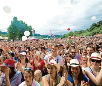  ?? FOTO ARCHIV TRNKOBRANÍ ?? Trnkobraní ve velkém. O víkendu na festivalu vystoupí více než 20 kapel a interpretů.