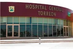  ??  ?? Muerte. El joven tenía pocos minutos de ingresar al Hospital General de Torreón cuando falleció.