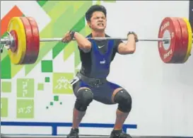  ?? HT FILE PHOTO ?? Jereny Lalrinnung­a is emerging as India’s most promising young weightlift­er.