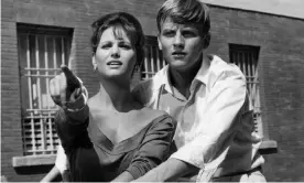  ?? With Claudia Cardinale in Ragazza con la Valigia (Girl With a Suitcase, 1961). Photograph: Titanus/SGC/Kobal/Rex/Shuttersto­ck ??