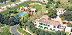  ??  ?? Sprawling: Becker’s nine- bedroom villa in Majorca