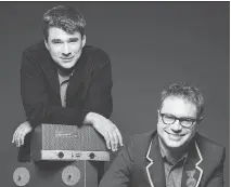  ??  ?? Steven Page, right, and three other vocalists join pianist Andrew Burashko and his Art of Time Ensemble in new arrangemen­ts of the songs from Sgt. Pepper’s Lonely Hearts Club Band at Chamberfes­t on Friday night.