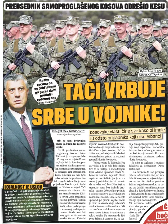  ??  ?? Stojanović Momir Vojska Kosova pod kapom NATO pakta