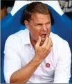  ??  ?? CLEAR VISION: Frank de Boer wants to make his mark