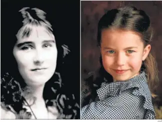  ?? EFE ?? La reina madre Isabel en un imagen de juventud y la princesa Carlota en retrato oficial.