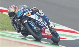  ?? FOTO: GETTY ?? Jorge Martín, el gran dominador en Mugello Desde el FP1 a la calificaci­ón Moto3