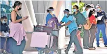  ?? | AFP ?? TOURISTS arrive in Port Louis as Mauritius opened its borders to internatio­nal travellers during phase 1 of its reopening in July. Hospitals are overwhelme­d, ventilator­s are hard to find and there’s no longer enough space at the main cemetery for Covid victims in Mauritius.