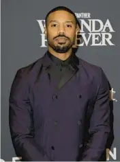  ?? KEVIN WINTER/GETTY ?? Michael B. Jordan, seen Dec. 5, returns in “Creed III,” but Sylvester Stallone will not be back.